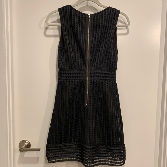 J. Crew black dress, v-neck with ribbing detail - Picture 5 of 5